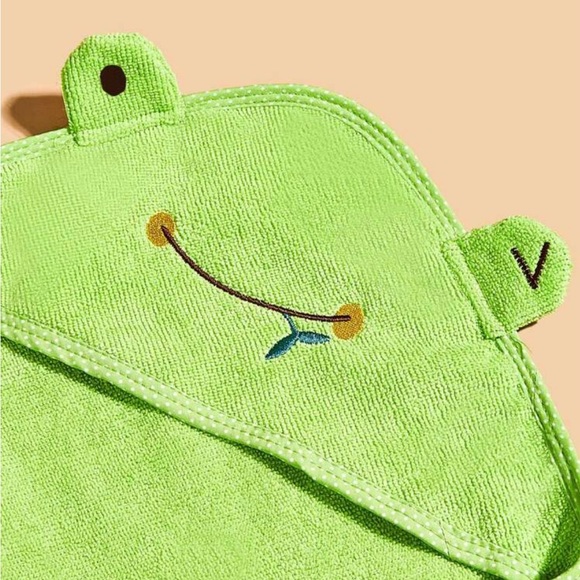 1pc Polyester Cute Cartoon Animal Bathrobe For Pets, Absorbent After Bathing - Picture 3 of 8